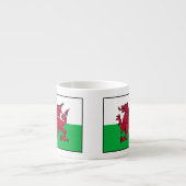 Wales - Waliser-Flagge Espressotasse (Vorderseite)