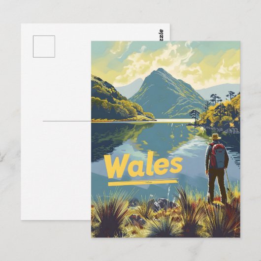 Wales Wandern Postkarte (Vorne/Hinten)