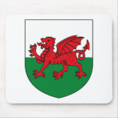 Wales-Wappen Mousepad (Vorne)