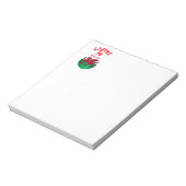 Wales-Wappen Notizblock (Rotiert)