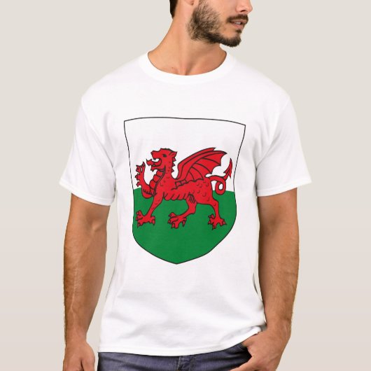 Wales-Wappen T - Shirt (Vorderseite)