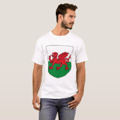 Wales-Wappen T - Shirt (Vorne ganz)