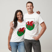 Wales-Wappen T - Shirt (Unisex)