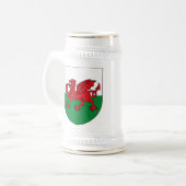 Wales-Wappen Tasse (Vorderseite Links)