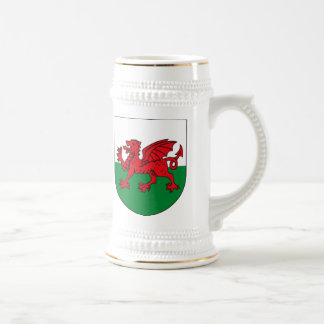 Wales-Wappen Tasse