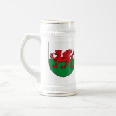 Wales-Wappen Tasse (Links)
