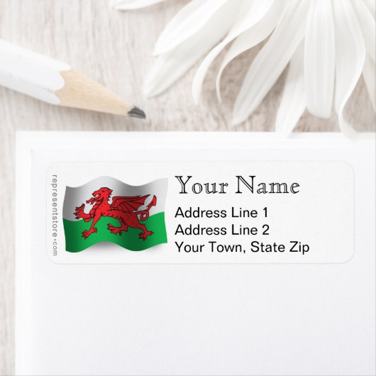 Wales Wave Flag (Insitu)