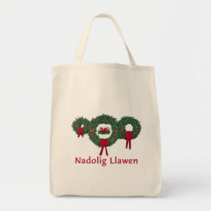 Wales-Weihnachten 2 Tragetasche