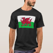 Wales Welsh A Dragon Flag T-Shirt (Vorderseite)