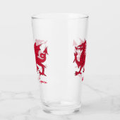 Wales & Welsh Dragon, Flag, Cymru Patriot / sport Glas (Links)