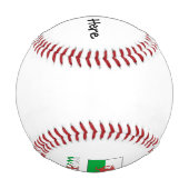 Wales Welsh Flag Personalisiert Baseball (Rückseite)