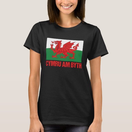 Wales  Welsh Home Cymru Am Byth T-Shirt (Vorderseite)