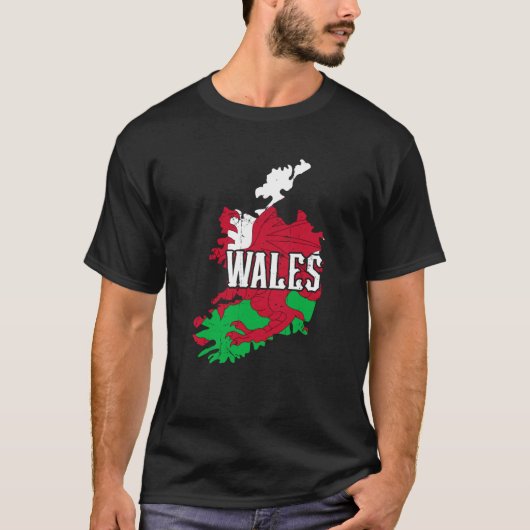 Wales  Welsh Home Pride T-Shirt (Vorderseite)