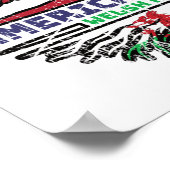 Wales Welsh US American USA United Staaten Tree Poster (Ecke)