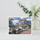 Wales - Wrexham - Postkarte (Stehend Vorderseite)