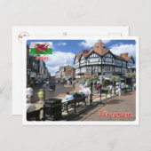 Wales - Wrexham - Postkarte (Vorne/Hinten)
