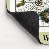 Waleskarte und/oder -flagge mousepad (Ecke)