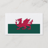 Waleskarte und/oder -flagge visitenkarte (Rückseite)