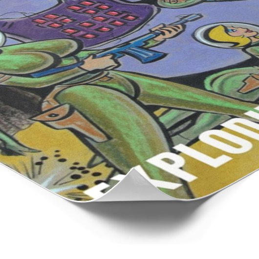 Walexplosion Poster (Ecke)