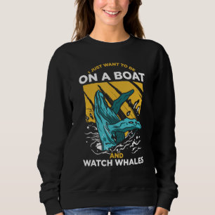 Walfang für Naturliebhaber Wildlife-Tour Sweatshirt