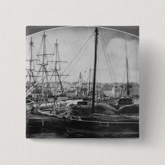 Walfang-Hafen, New-Bedford Button (Vorderseite)