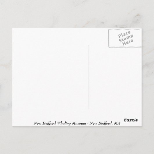 Walfangmuseum Postkarte (Rückseite)