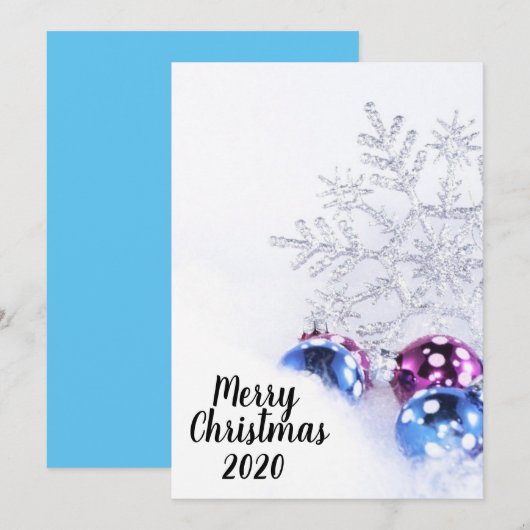 Walgreens Weihnachtskarten Feiertagskarte (Vorne/Hinten)