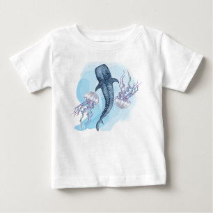 Walhai. Aquarell Baby T-shirt
