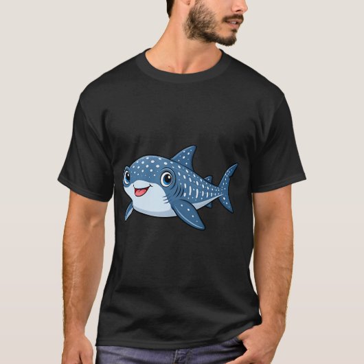 Walhai Cartoon T-Shirt (Vorderseite)