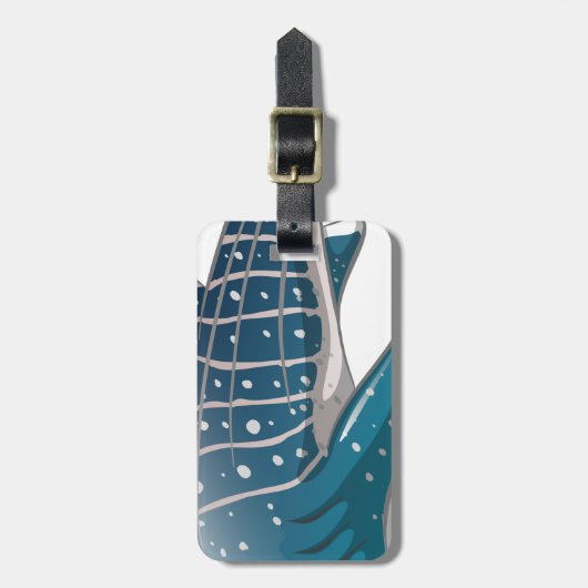 Walhai Gepäckanhänger (Vorderseite vertikal)