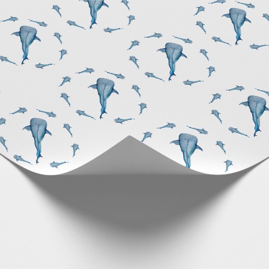 Walhai Geschenkpapier (Ecke)