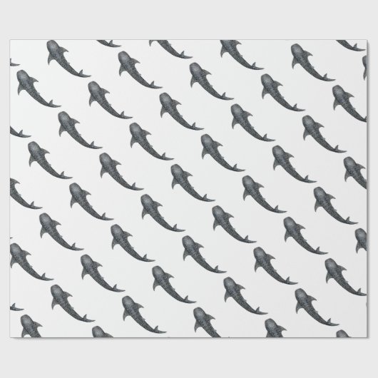 Walhai Geschenkpapier (Flach)