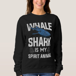 Walhai Ist Mein Geisttier Meeresbiologie Sha Sweatshirt