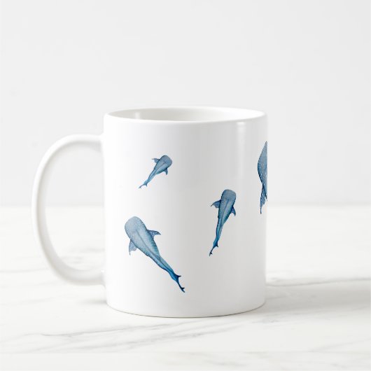 Walhai Kaffeetasse (Links)