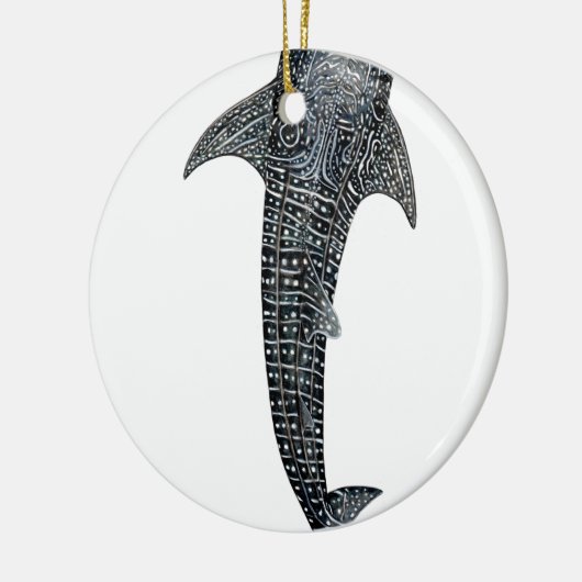 Walhai Keramik Ornament (Links)