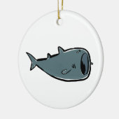 Walhai Keramik Ornament (Links)