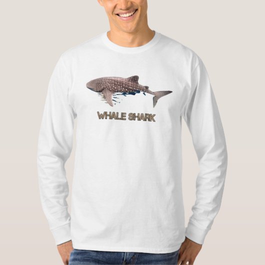 Walhai Langarm T-Shirt (Vorderseite)