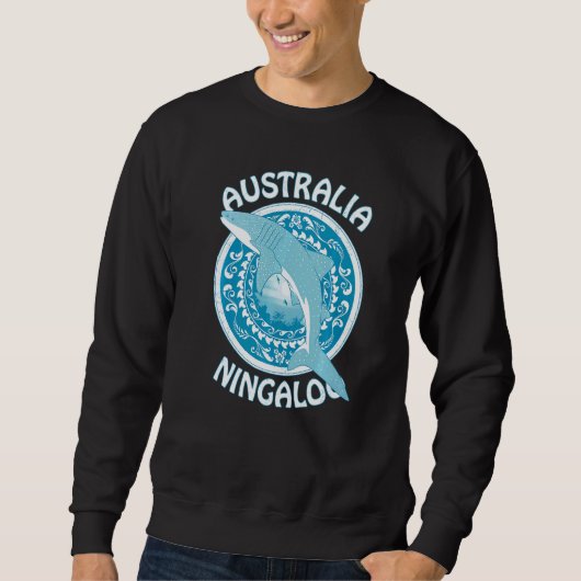 Walhai Ningaloo Australien Sweatshirt (Vorderseite)