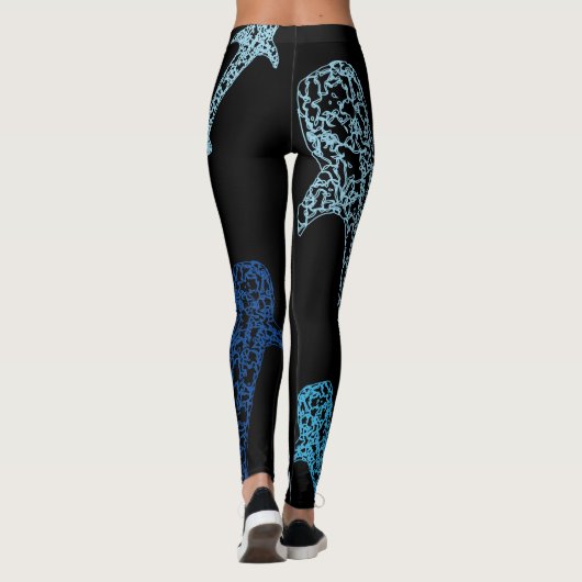Walhaifisch-Leggings Leggings (Rückseite)