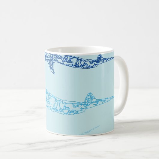 Walhaifisch-Tasse Kaffeetasse (VorderseiteRechts)