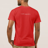 Walhaischwimmen - Weiß hinterer Signage T-Shirt (Rückseite)