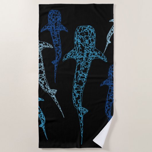 Walhaituch Strandtuch (Vorderseite)