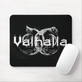 Walhall - die große Halle, in dem Helder gehören! Mousepad (Mit Mouse)