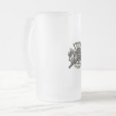 Walhall Mattglas Bierglas (Vorderseite Links)