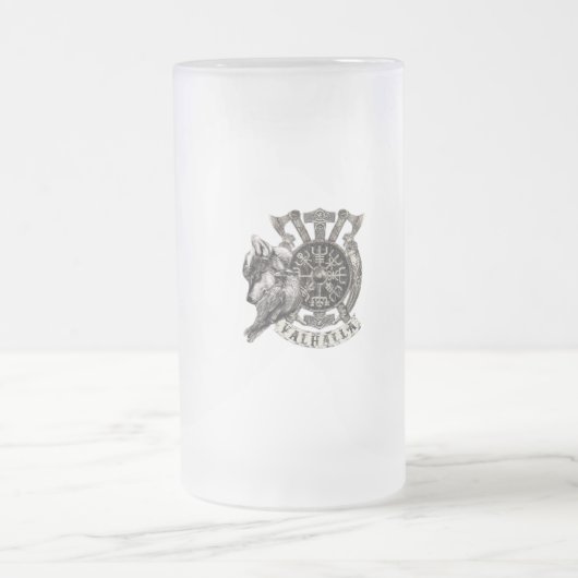 Walhall Mattglas Bierglas (Mittel)