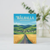 Walhalla USA Postkarte (Stehend Vorderseite)