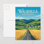 Walhalla USA Postkarte (Vorne/Hinten)