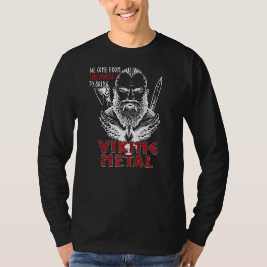 Walhalla & Vikinger I Valhalla & Rock I Viking Met T-Shirt (Vorderseite)