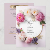 Walima Hochzeitsfeier Einladung (Vorne/Hinten)