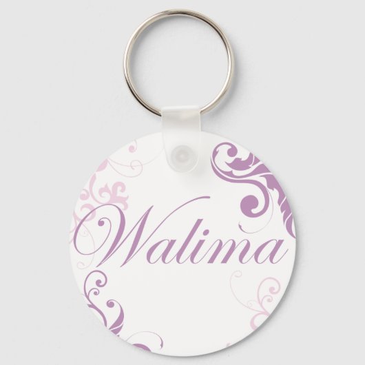 Walima rosa schlüsselanhänger (Vorderseite)
